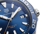 Tag Heuer Aquaracer Blue Dial Quartz Silver Steel Strap Watch for Men - WAY111C.BA0928 Buy Now By Tag Heuer