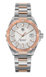 Tag Heuer Aquaracer Quartz White Dial Silver Strap Watch for Men - WAY1150.BD0911 Buy Now By Tag Heuer