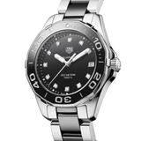 Tag Heuer Aquaracer Quartz Black Dial Two Tone Steel Strap Watch for Women - WAY131C.BA0913 Buy Now By Tag Heuer