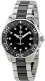 Tag Heuer Aquaracer Quartz Black Dial Two Tone Steel Strap Watch for Women - WAY131C.BA0913 Buy Now By Tag Heuer