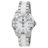 Tag Heuer Aquaracer Diamonds White Dial Two Tone Steel Strap Watch for Women - WAY131D.BA0914 Buy Now By Tag Heuer