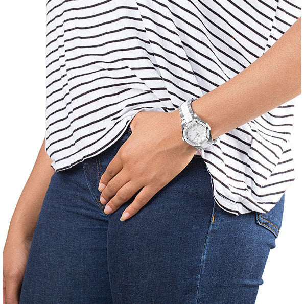 Tag Heuer Aquaracer Diamonds White Dial Two Tone Steel Strap Watch for Women - WAY131F.BA0914 Buy Now By Tag Heuer