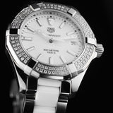 Tag Heuer Aquaracer Diamonds White Dial Two Tone Steel Strap Watch for Women - WAY131F.BA0914 Buy Now By Tag Heuer