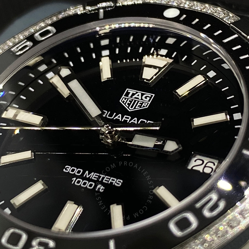 Tag Heuer Aquaracer Quartz Diamonds Black Dial Two Tone Steel Strap Watch for Women - WAY131G.BA0913 Buy Now By Tag Heuer