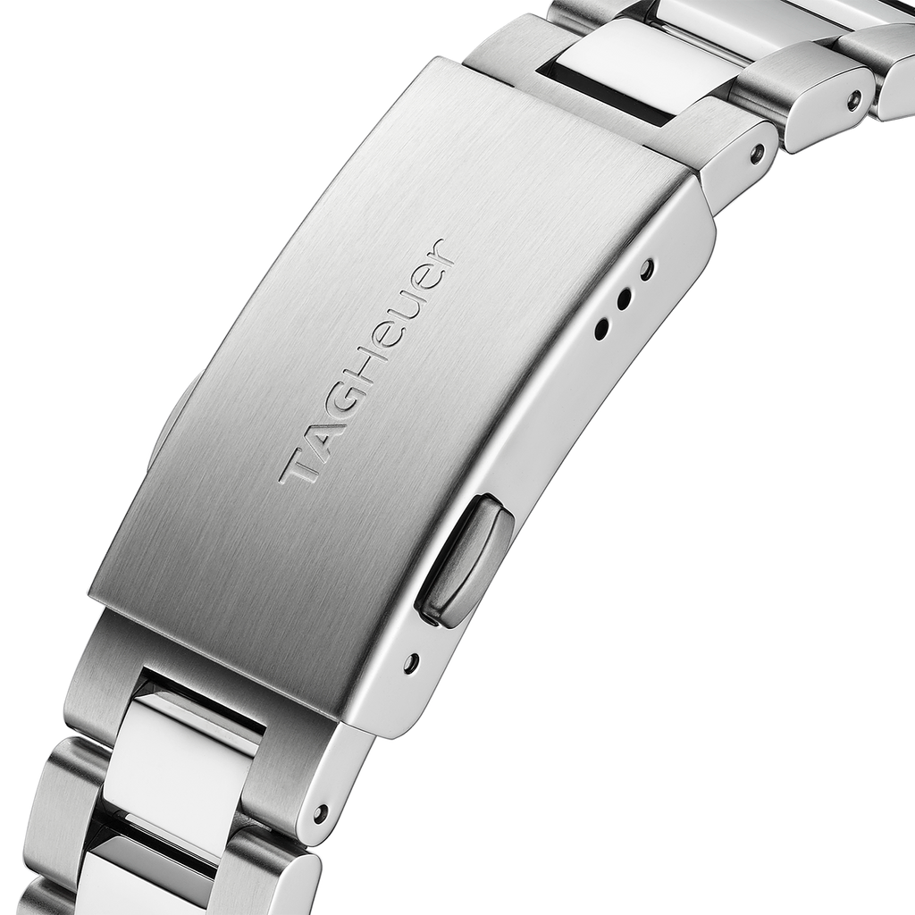 Tag Heuer Aquaracer Quartz Black Dial Silver Steel Strap Watch for Women - WAY131M.BA0748 Buy Now By Tag Heuer