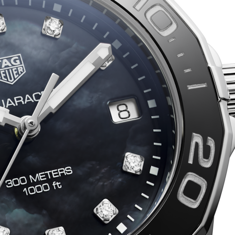 Tag Heuer Aquaracer Black Dial Watch for Women - WAY131M.BA0748 Buy Now By Tag Heuer