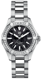 Tag Heuer Aquaracer Quartz Diamonds Black Dial Silver Steel Strap Watch for Women - WAY131P.BA0748 Buy Now By Tag Heuer
