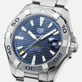 Tag Heuer Aquaracer Calibre 5 Automatic Blue Dial Silver Steel Strap Watch for Men - WAY2012.BA0927 Buy Now By Tag Heuer