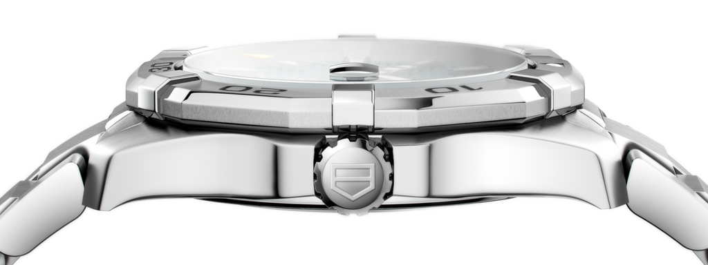 Tag Heuer Aquaracer Calibre 5 Automatic Green Dial Silver Steel Strap Watch for Men - WAY2015.BA0927 Buy Now By Tag Heuer