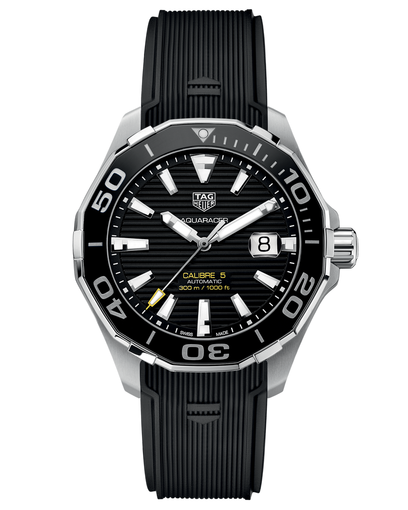 Tag Heuer Aquaracer Black Dial Watch for Men - WAY201A.FT6142 Buy Now By Tag Heuer
