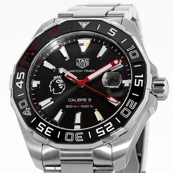 Tag Heuer Aquaracer Calibre 5 Premiere League Edition Black Dial Silver Stainless Steel Watch for Men - WAY201D.BA0927 Buy Now By Tag Heuer