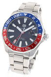 Tag Heuer Aquaracer GMT Caliber 7 Pepsi Black Dial Silver Steel Strap Watch for Men - WAY201F.BA0927 Buy Now By Tag Heuer