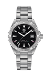 Tag Heuer Aquaracer Automatic Black Dial Silver Steel Strap Watch for Men - WAY2110.BA0928 Buy Now By Tag Heuer