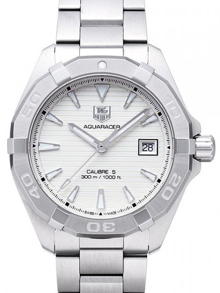 Tag Heuer Aquaracer White Dial Watch for Men - WAY2111.BA0928 Buy Now By Tag Heuer