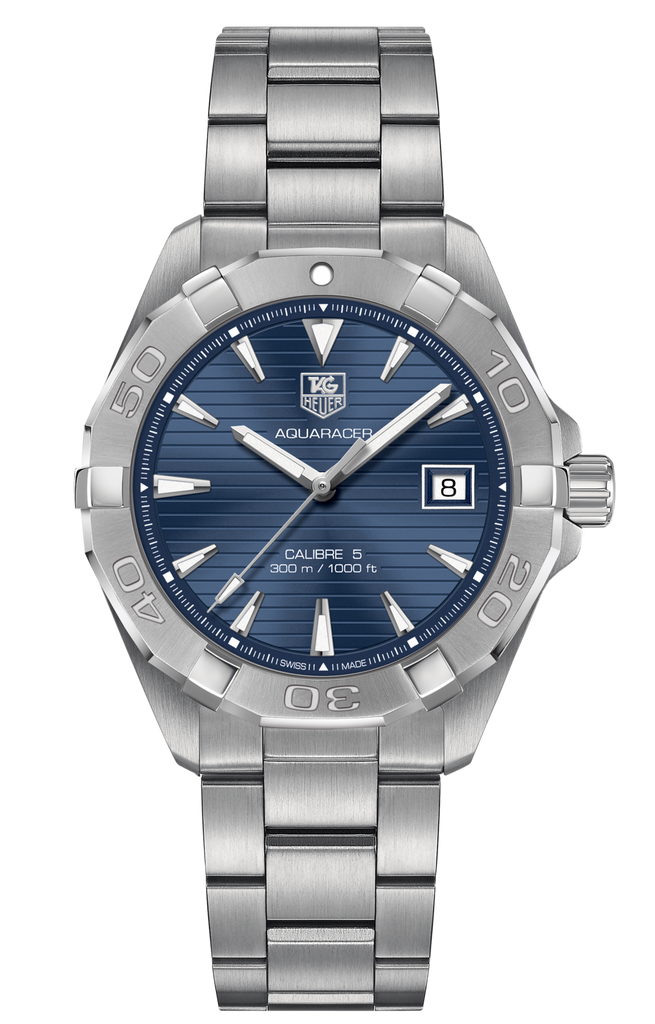 Tag Heuer Aquaracer Automatic Blue Dial Silver Steel Strap Watch for Men - WAY2112.BA0928 Buy Now By Tag Heuer