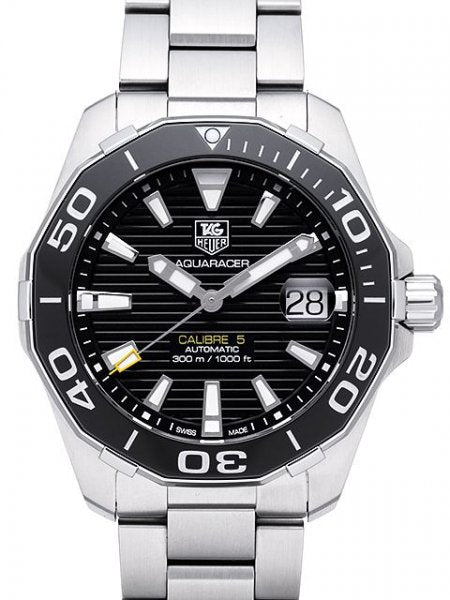 Tag Heuer Aquaracer Black Dial Watch for Men - WAY211A.BA0928 Buy Now By Tag Heuer
