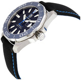 Tag Heuer Aquaracer Calibre 5 Automatic Black Dial Black Nylon Strap Watch for Men - WAY211B.FC6363 Buy Now By Tag Heuer
