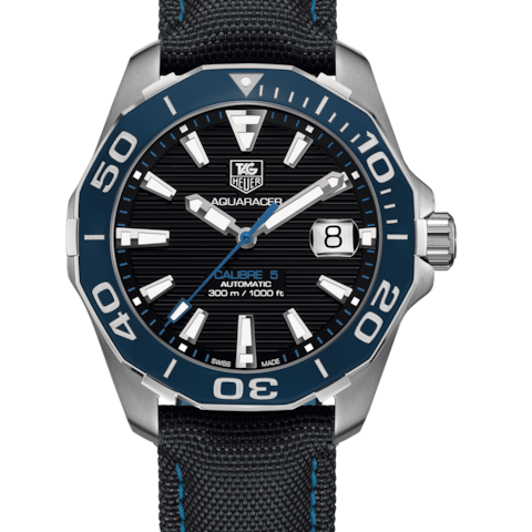 Tag Heuer Aquaracer Blue Dial Watch for Men - WAY211B.FC6363 Buy Now By Tag Heuer