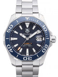 Tag Heuer Aquaracer Calibre 5 Blue Dial Silver Steel Strap Watch for Men - WAY211C.BA0928 Buy Now By Tag Heuer