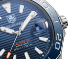 Tag Heuer Aquaracer Calibre 5 Blue Dial Silver Steel Strap Watch for Men - WAY211C.BA0928 Buy Now By Tag Heuer