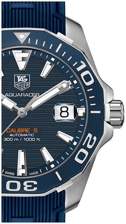 Tag Heuer Aquaracer Blue Dial Watch for Men - WAY211C.FT6155 Buy Now By Tag Heuer