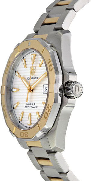 Tag Heuer Aquaracer Automatic White Dial Two Tone Steel Strap Watch for Men - WAY2151.BD0912 Buy Now By Tag Heuer