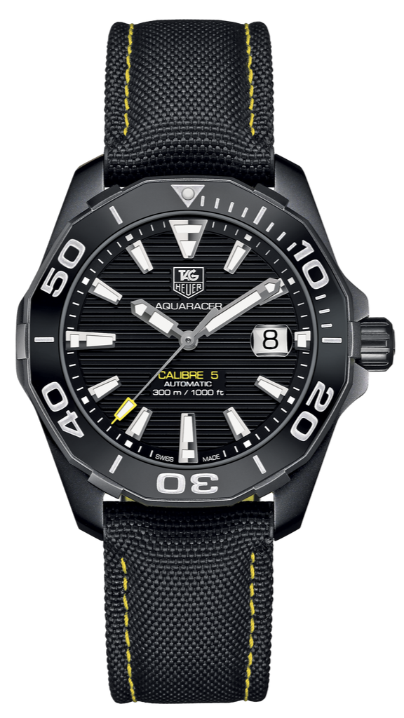 Tag Heuer Aquaracer Black Dial Watch for Men - WAY218A.FC6362 Buy Now By Tag Heuer