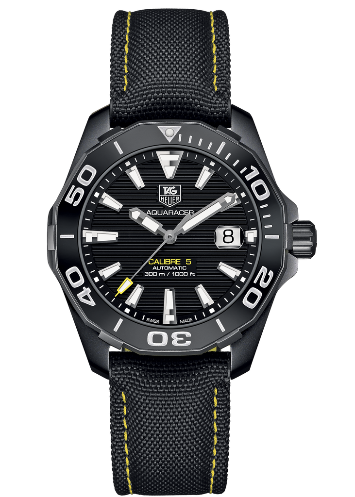 Tag Heuer Aquaracer Black Dial Watch for Men - WAY218A.FC6362 Buy Now By Tag Heuer