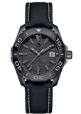 Tag Heuer Aquaracer 300 Swiss Limited Edition Black Dial Black Nylon Strap Watch for Men - WAY218B.FC6364 Buy Now By Tag Heuer