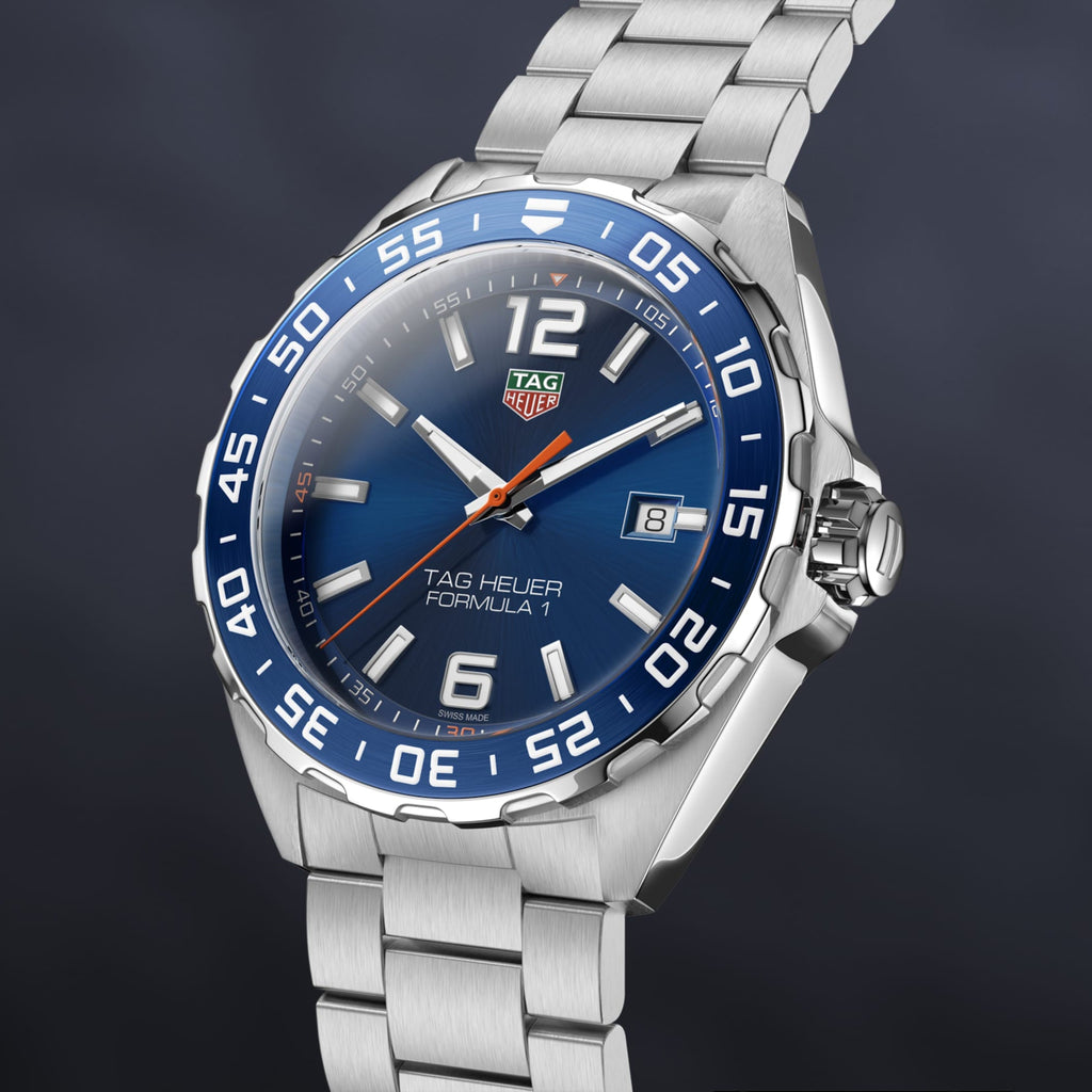 Tag Heuer Formula 1 Quartz Blue Dial Silver Steel Strap Watch for Men - WAZ1010.BA0842 Buy Now By Tag Heuer