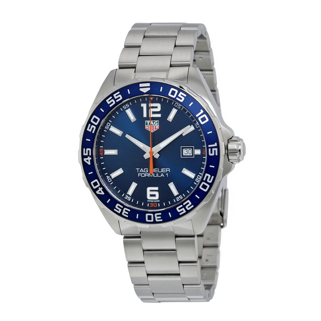 Tag Heuer Formula 1 Quartz Blue Dial Silver Steel Strap Watch for Men - WAZ1010.BA0842 Buy Now By Tag Heuer
