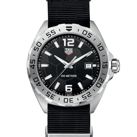 Tag Heuer Formula 1 Quartz Black Dial Black NATO Strap Watch for Men - WAZ1015.FC8198 Buy Now By Tag Heuer