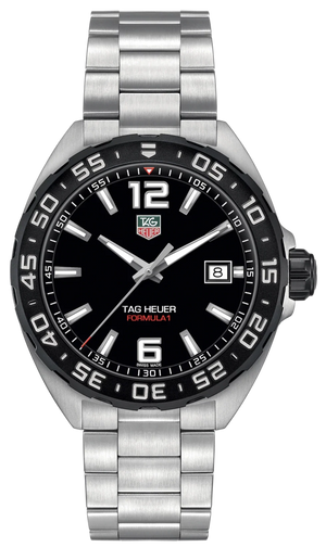 Tag Heuer Formula 1 Quartz Black Dial Silver Steel Strap Watch for Men - WAZ1110.BA0875 Buy Now By Tag Heuer