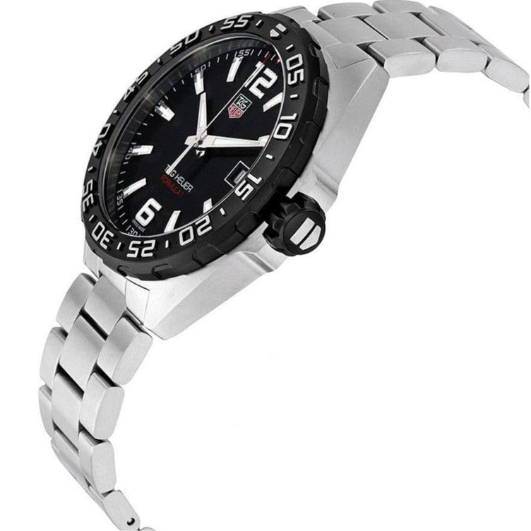 Tag Heuer Formula 1 Quartz Black Dial Silver Steel Strap Watch for Men - WAZ1110.BA0875 Buy Now By Tag Heuer