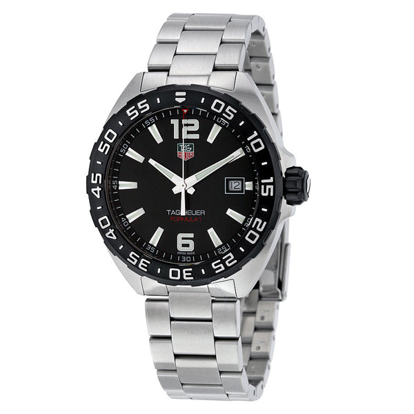 Tag Heuer Formula 1 Quartz Black Dial Silver Steel Strap Watch for Men - WAZ1110.BA0875 Buy Now By Tag Heuer