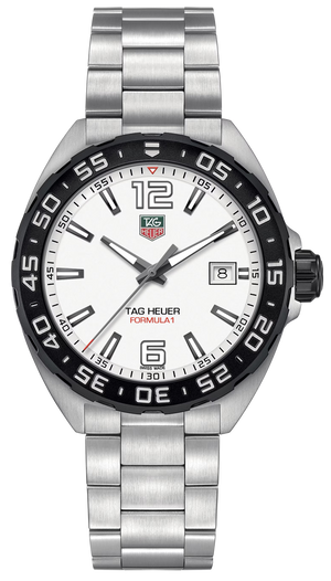 Tag Heuer Formula 1 White Dial Silver Steel Strap Watch for Men - WAZ1111.BA0875 Buy Now By Tag Heuer