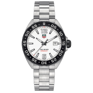Tag Heuer Formula 1 White Dial Silver Steel Strap Watch for Men - WAZ1111.BA0875 Buy Now By Tag Heuer