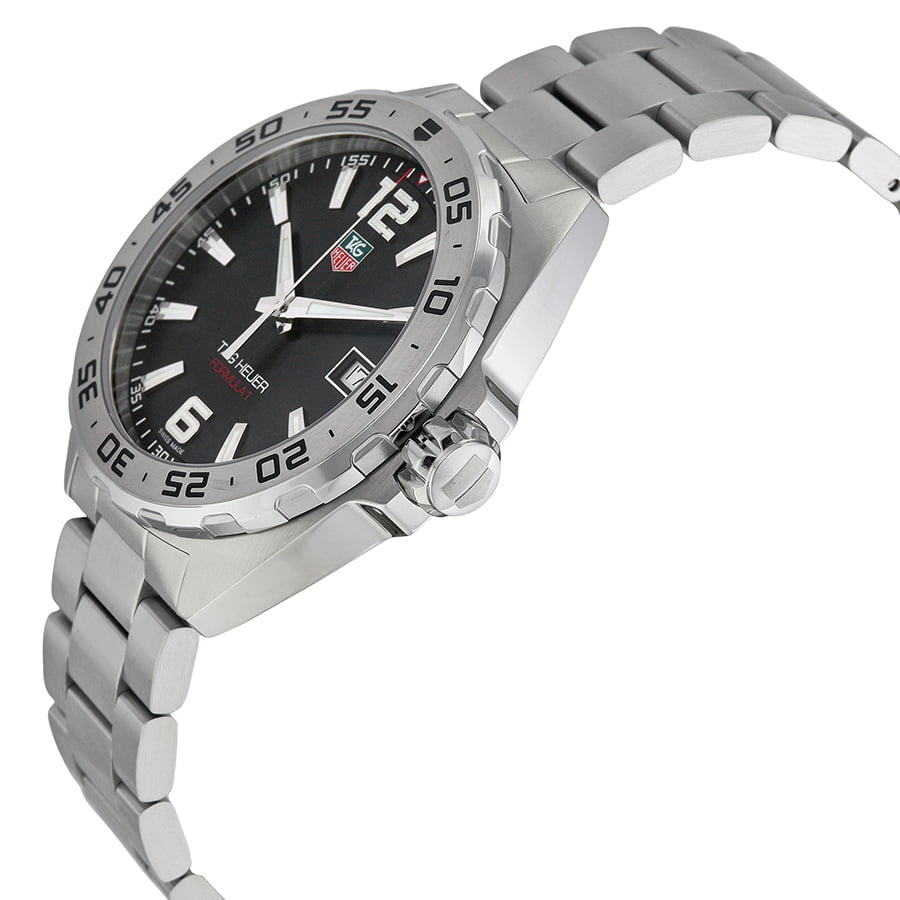 Tag Heuer Formula 1 Black Dial Silver Steel Strap Watch for Men - WAZ1112.BA0875 Buy Now By Tag Heuer