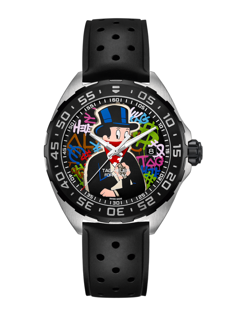 Tag Heuer Formula 1 Alec Monopoly Special Edition Black Rubber Strap Watch for Men - WAZ1117.FT8023 Buy Now By Tag Heuer