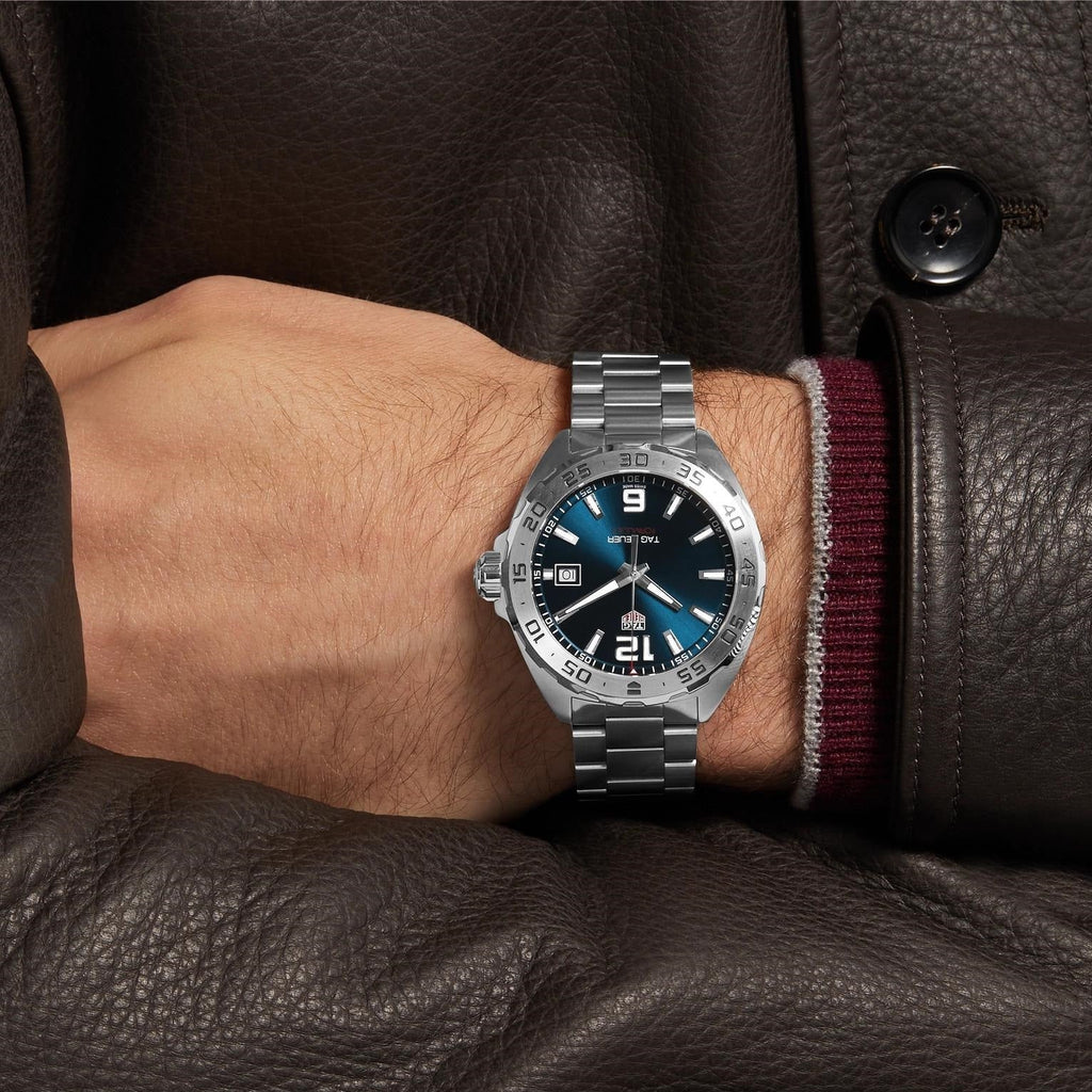 Tag Heuer Formula 1 Blue Dial Silver Steel Strap Watch for Men - WAZ1118.BA0875 Buy Now By Tag Heuer