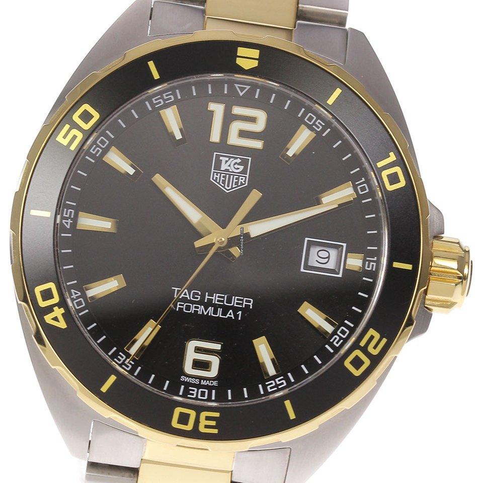 Tag Heuer Formula 1 Quartz Black Dial Two Tone Steel Strap Watch for Men - WAZ1121.BB0879 Buy Now By Tag Heuer