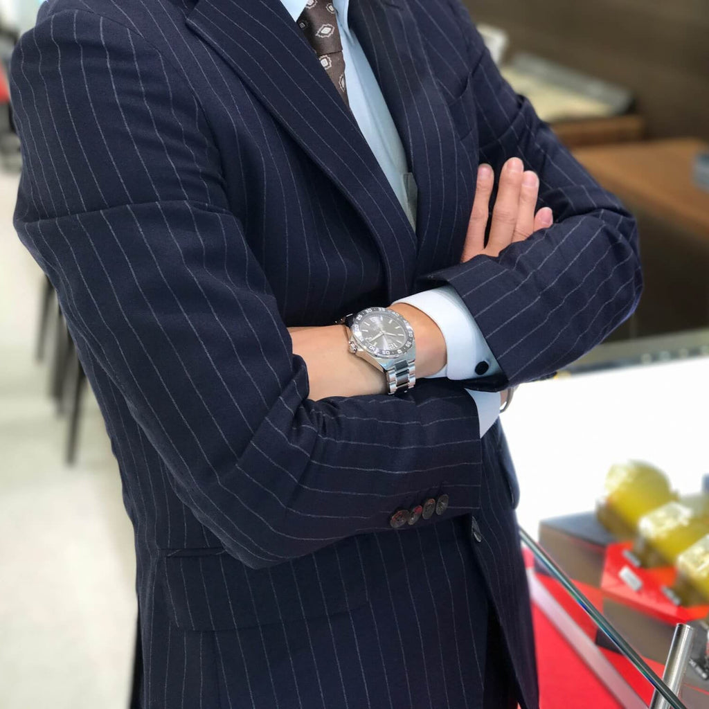 Tag Heuer Formula 1 Calibre 5 Anthracite Dial Two Tone Steel Strap Watch for Men - WAZ2011.BA0843