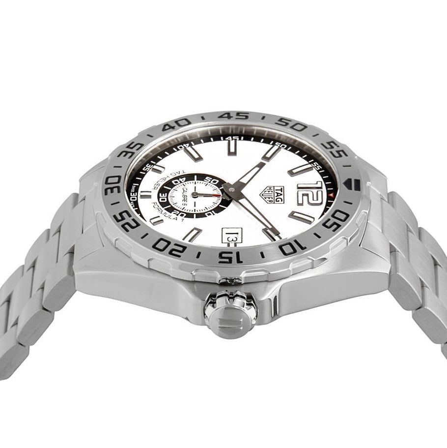Tag Heuer Formula 1 Calibre 6 Automatic White Dial Silver Steel Strap Watch for Men - WAZ2013.BA0842 Buy Now By Tag Heuer