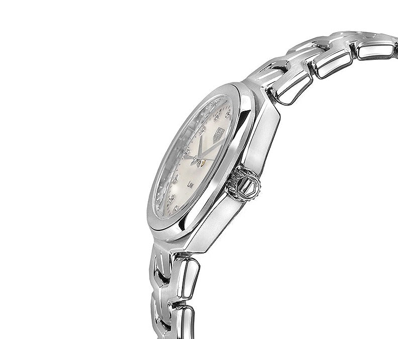 Tag Heuer Link Quartz Diamonds Mother of Pearl Dial Silver Steel Strap Watch for Women - WBC1312.BA0600 Buy Now By Tag Heuer