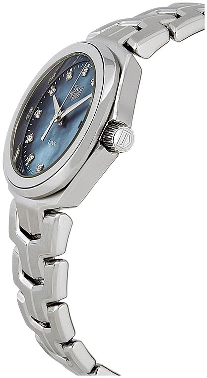 Tag Heuer Link Quartz Diamonds Blue Mother of Pearl Dial Silver Steel Strap Watch for Women - WBC1313.BA0600 Buy Now By Tag Heuer