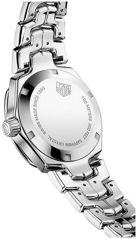 Tag Heuer Link Quartz Brown Dial Silver Steel Strap Watch for Women - WBC131E.BA0649 Buy Now By Tag Heuer