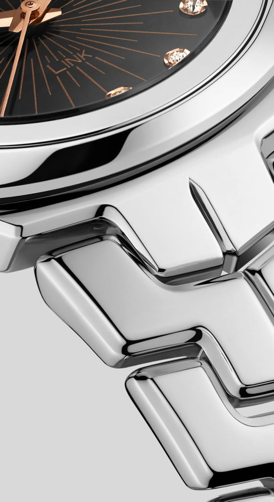 Tag Heuer Link Quartz Black Dial Silver Steel Strap Watch for Women - WBC131F.BA0649 Buy Now By Tag Heuer