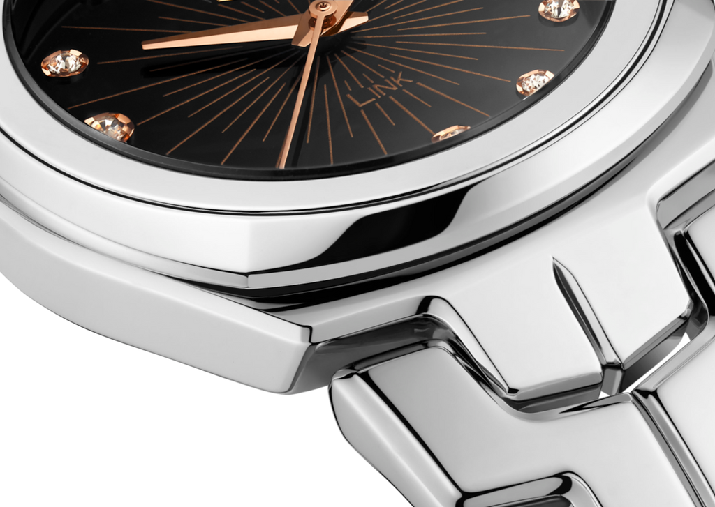 Tag Heuer Link Quartz Black Dial Silver Steel Strap Watch for Women - WBC131F.BA0649 Buy Now By Tag Heuer