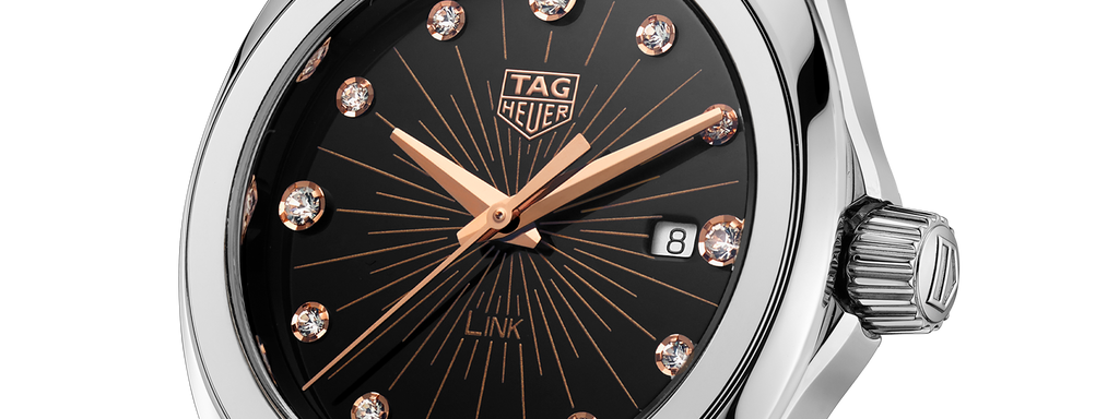 Tag Heuer Link Quartz Black Dial Silver Steel Strap Watch for Women - WBC131F.BA0649 Buy Now By Tag Heuer