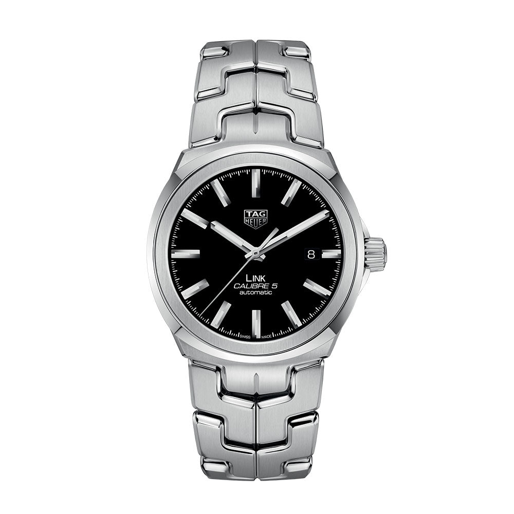 Tag Heuer Link Quartz Black Dial Silver Steel Strap Watch for Women - WBC2110.BA0603 Buy Now By Tag Heuer